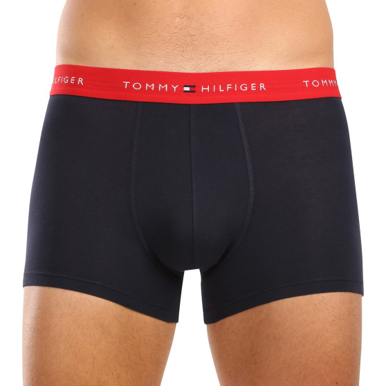 3PACK Vyriški boksininko šortai Tommy Hilfiger tamsiai mėlyni (UM0UM02763 0WN)