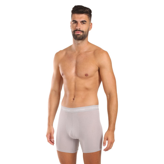 3PACK Vyriški boksininko šortai Calvin Klein daugiaspalviai (NB1770A-QRH)